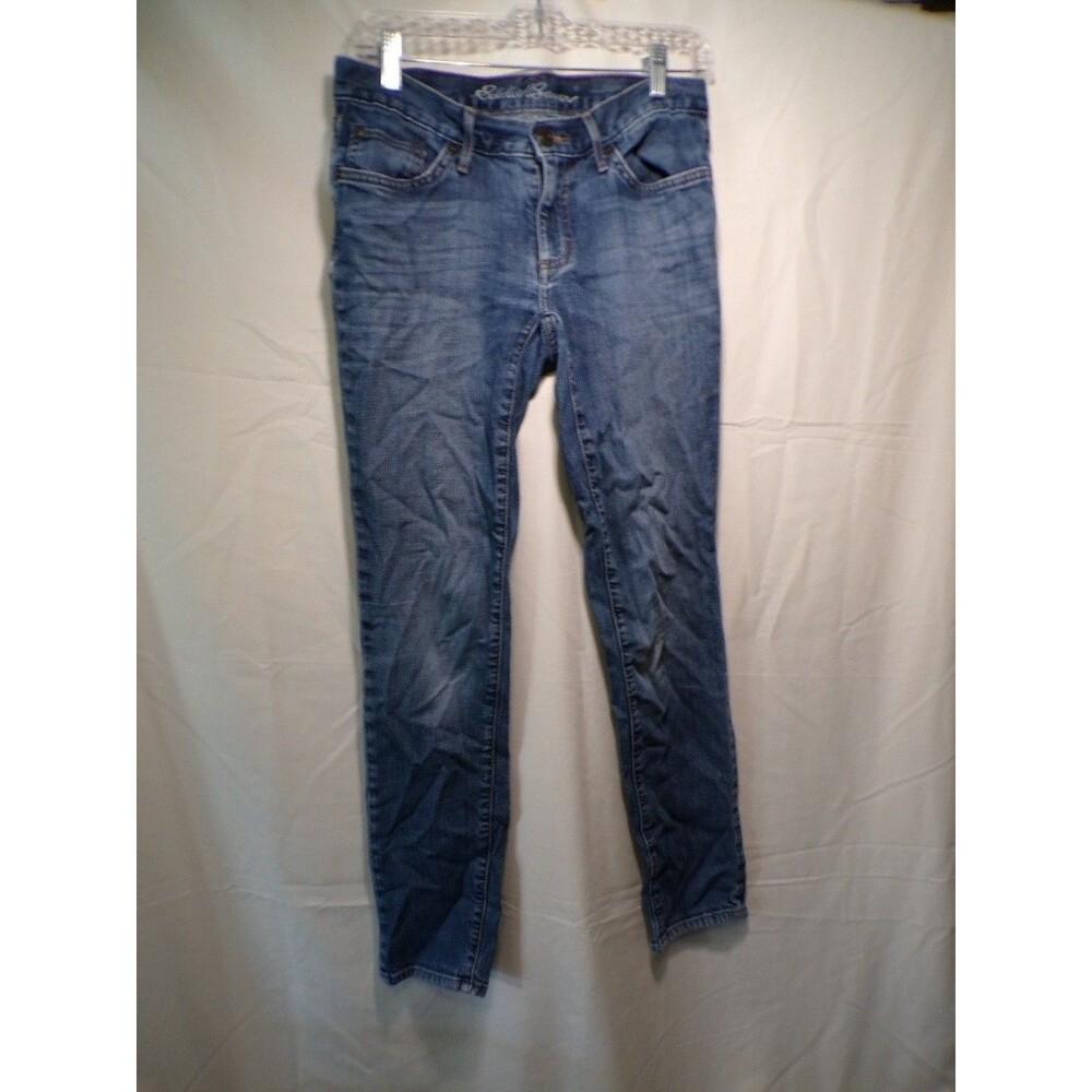 Eddie Bauer Women's High Rise Skinny Jeans Blue Denim Medium Wash